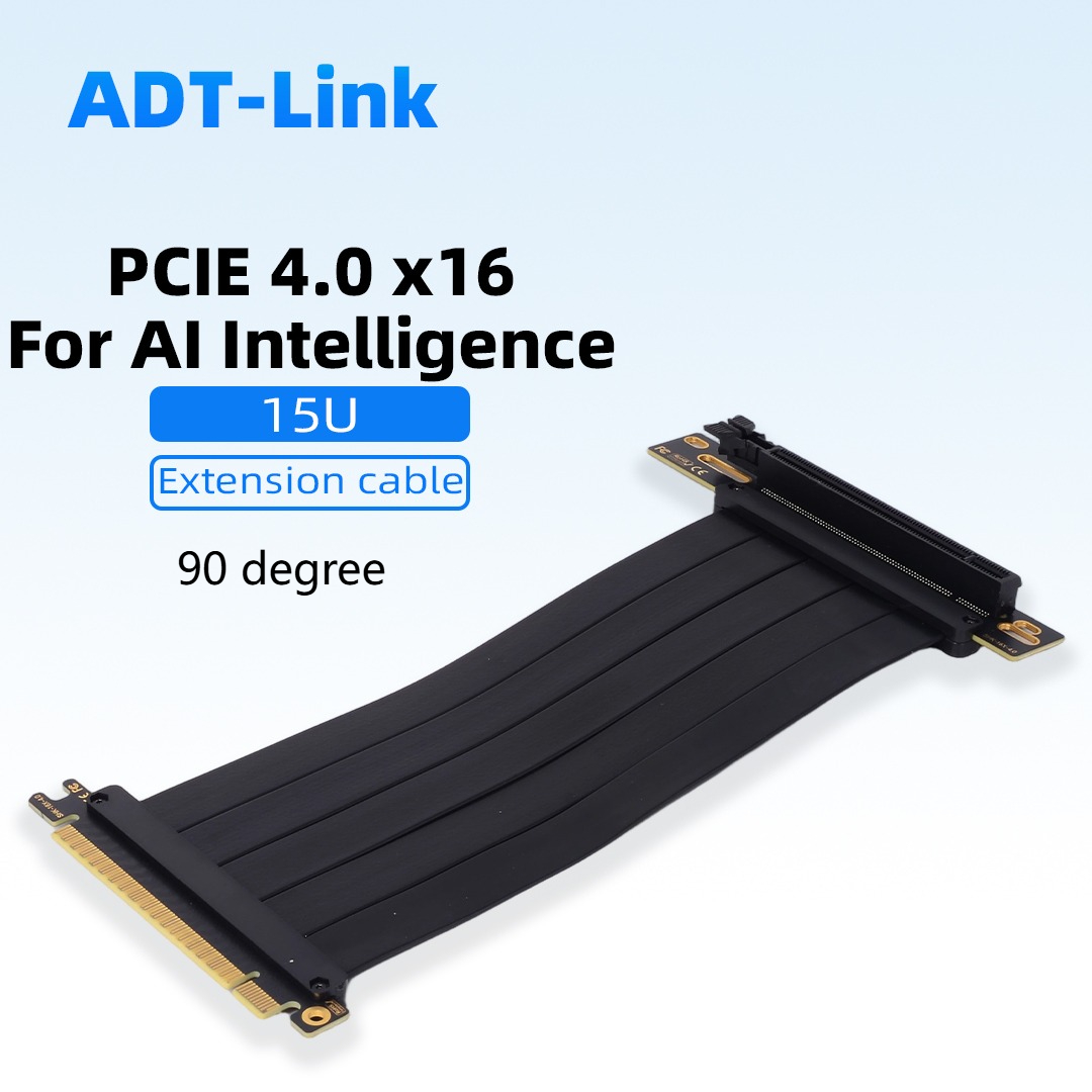 Pcie 4.0 X16 Riser Cable 90 Degree - PCIE 4.0 X16 Graphics Card Extension