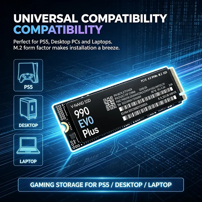 High Speed 990 EVO Plus M.2 22 - огляд і ціна M.2 Nvme 4Tb Pcie 4.0 Ssd