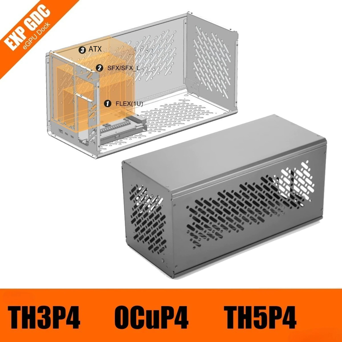 Metal Frame Case Chassis For T - огляд і ціна External Gpu Dock Pcie 4.0 Oculink