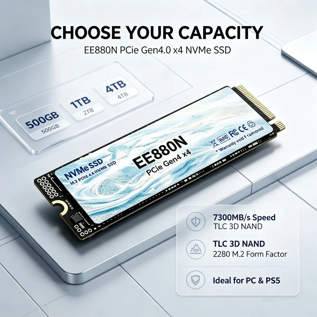 EE880N M.2 2280 PCIe 4.0 X4 NV - огляд і ціна M.2 Nvme 4Tb Pcie 4.0 Ssd