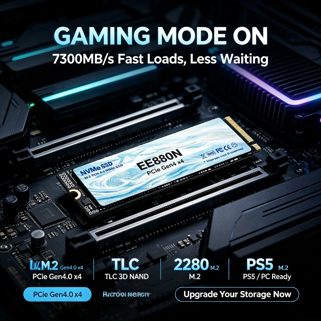 EE880N M.2 2280 PCIe 4.0 X4 NV - огляд і ціна M.2 Nvme 4Tb Pcie 4.0 Ssd
