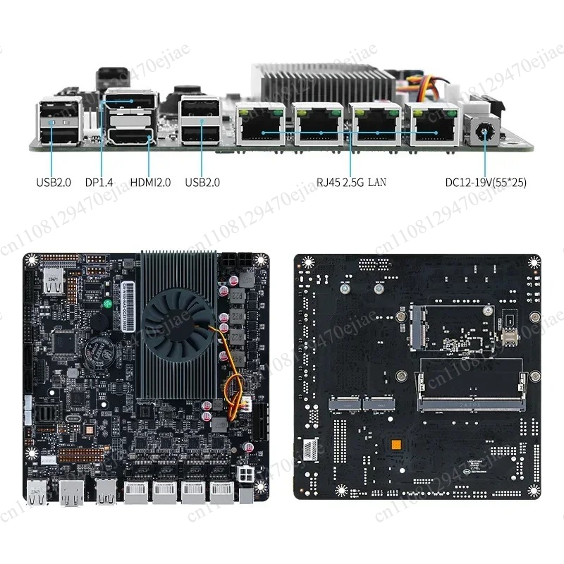 N100 6-Bay NAS Motherboard Min - огляд і ціна Nas Motherboard N100 6 Sata