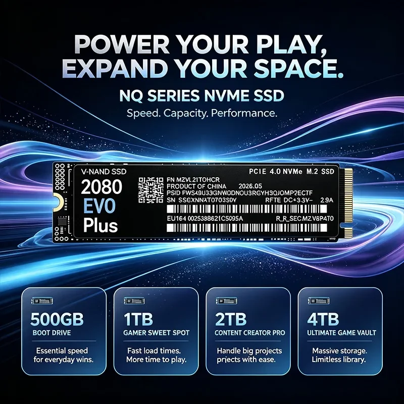 2080 EVO Plus M.2 NVMe 2280 PC - огляд і ціна M.2 Nvme 4Tb Pcie 4.0 Ssd