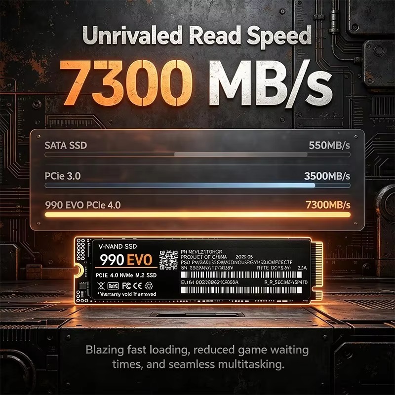 990 EVO M.2 2280 NVMe PCIe 4.0 - огляд і ціна M.2 Nvme 4Tb Pcie 4.0 Ssd