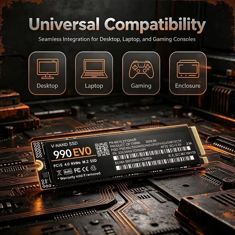 990 EVO M.2 2280 NVMe PCIe 4.0 - огляд і ціна M.2 Nvme 4Tb Pcie 4.0 Ssd